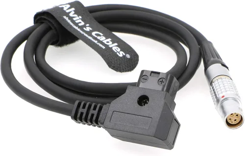 Vista 12 de Alvin's Cables RED Komodo-X Cable de alimentación para RED DSMC2 Epic Scarlet D-Tap a 6 pines hembra ángulo recto cable para DJI Ronin 4D 1M/39.4