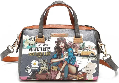 Vista 6 de Nicole Lee Journey of Stephanie - Juego de 3 piezas (bolsa de compras, mini, bolsa), Viaje de Stephanie