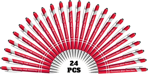 Vista 59 de 12 bolígrafos personalizados a granel, bolígrafos personalizados con grabado personalizado con nombre o texto, regalo ideal de aniversario