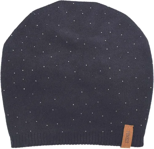 Vista 3 de Gorro de invierno para mujer gorro de punto cálido suave holgado de cachemira para mujer y madre