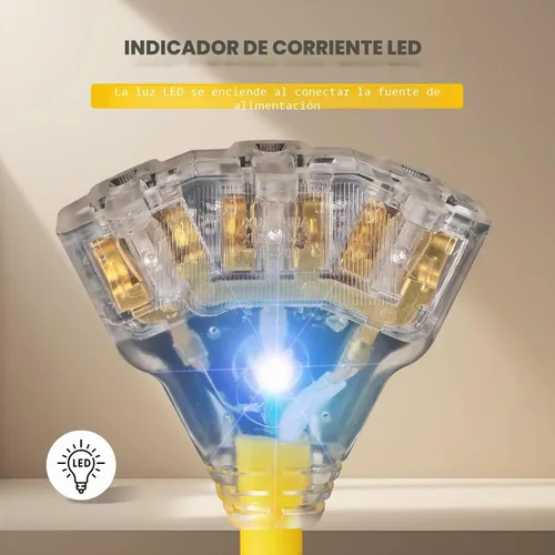 Vista 7 de Adaptador de potencia RV de 30 amperios a 110 V y 20 amperios, NEMA TT-30P macho a divisor de 3x5-15R/20R tomas de corriente domésticas