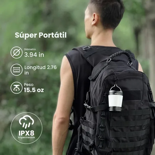 Vista 6 de Sofirn LT1S - Linterna LED para campamento, linterna recargable con luz