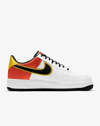 Vista 2 de Nike Zapatos Air Force 1 Low Roswell Raygun CU8070-100 para hombre BlancoNegro-Naranja Flash 10