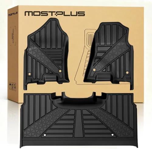 Vista 10 de MOSTPLUS Alfombrillas para Tesla Modelo Y Juniper 2025 2026 para todo tipo de clima, TPE con alfombrilla de carga trasera y alfombrilla de respaldo