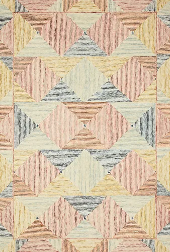 Vista 10 de Loloi II Spectrum Collection SPE-03 Charcoal/Multi 2'-3" x 3'-9" Accent Rug