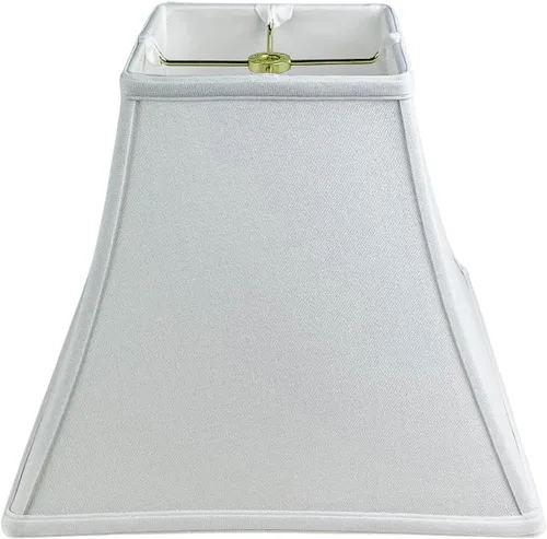 Vista 25 de Royal Designs, Inc. Serie Regal, pantalla de lámpara de campana cuadrada elegante, 4 x 10 x 8.5 pulgadas, Oro Antiguo