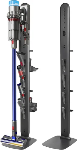 Vista 9 de Soporte de aspiradora para Dyson Gen5 V8 V15 V12 V11 V10 V7 V6, estación de acoplamiento de piso de metal FrontLine con gestión de cable