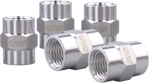 Vista 14 de Montaje de tubería de acero inoxidable 304 Acoplamiento Clase 150 1" NPT hembra, paquete de 1
