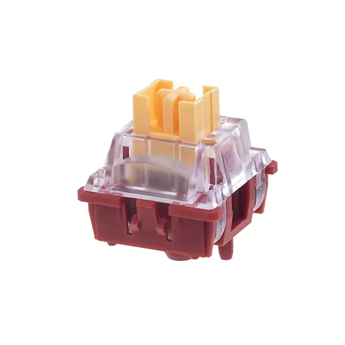 Vista 6 de GK GAMAKAY Phoenix - Interruptor de teclado silencioso lineal con difusor LED para teclado mecánico retroiluminado de 5 pines interruptores