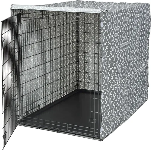 Vista 5 de MidWest Homes for Pets - Funda para jaula de perro, funda para jaula de perro con privacidad apta para jaulas de perro Midwest, solo funda