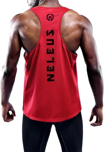 Vista 7 de NELEUS Men's 3 Pack Dry Fit Y-Back Muscle Tank Top