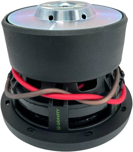 Vista 7 de Gravity 1 subwoofer de audio para automóvil de 6.5 pulgadas y 600 vatios con DVC de 4 ohmios de 6.5 pulgadas, sub individual - Característica