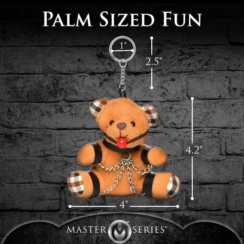 Vista 4 de Master Series Llavero de oso de peluche