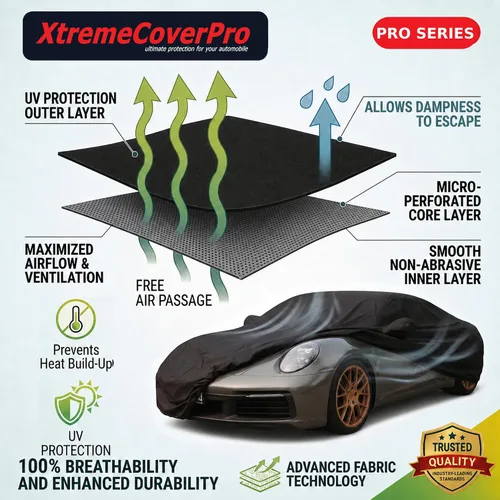 Vista 6 de Funda de coche para Cadillac Escalade ESV XTREMECOVERPRO PRO Series 2002, 2003, 2004, 2005, 2006, 2007, 2008, 2009, 2010, color negro