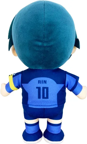 Vista 3 de Great Eastern Entertainment Blue Lock (Comic) - Rin Itoshi #10 Jersey Felpa 8" H