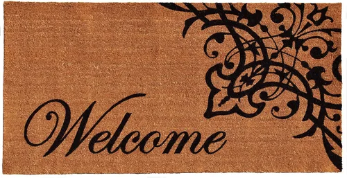Vista 11 de Calloway Mills 121352436 - Felpudo de bienvenida, 24 x 36 pulgadas, natural/negro