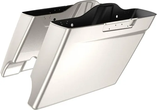 Vista 25 de Alforjas extendidas para Harley Touring Street Glide, Electra Glide, Road Glide 2014-2023 (whisky ámbar)