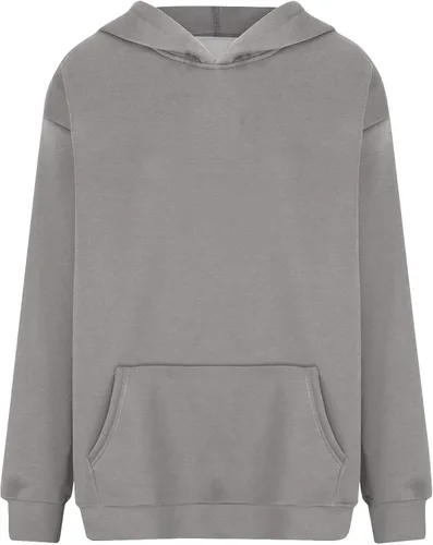 Vista 3 de HUMMHUANJ Sudaderas con capucha para mujer, cuello redondo, suéteres de gran tamaño, casuales, cómodos, trajes de moda de otoño, ropa Y2K 2023