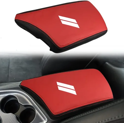 Vista 10 de Funda para el reposabrazos del automóvil, impermeable, para consola central, cubre cajas, resistente a los arañazos, funda protectora de cuero