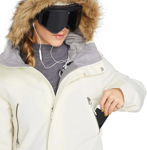 Vista 4 de Volcom Shadow - Chaqueta con capucha de invierno para snowboard y esquí