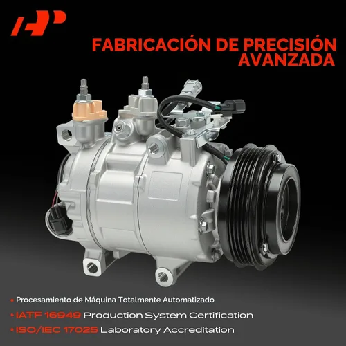 Vista 3 de A-Premium Compresor de aire acondicionado AC con embrague
