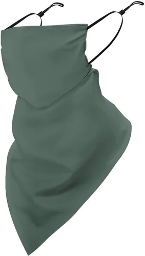 Vista 22 de Bufanda reutilizable con protección solar UV para las orejas, bandana reutilizable para la cara