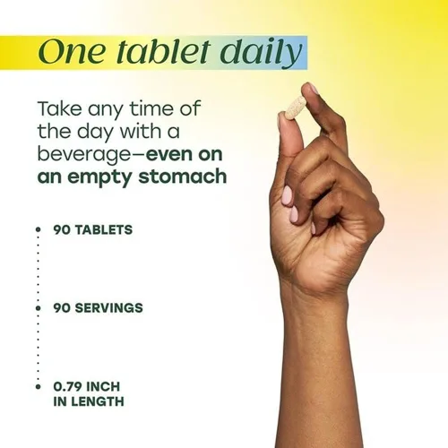 Vista 5 de MegaFood One Daily Multivitamínico sin hierro - Multivitamínico para mujeres y hombres - con comida real - Suplemento de apoyo inmunológico - Salud