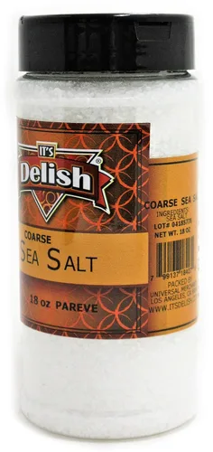 Vista 3 de Its Delish - Sal marina gruesa de grado alimenticio, 18 onzas
