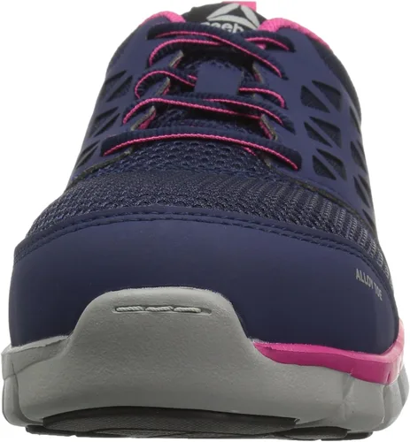 Vista 2 de Reebok Work RB044 - Cojín sublite para mujer, puntera de seguridad de aleación de trabajo, Azul