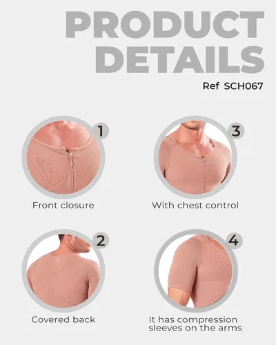 Vista 7 de SHAPE CONCEPT 367 Fajas para hombres Colombian Body Shaping Ropa interior para hombres de alta compresión