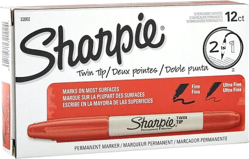 Vista 2 de Sharpie Marcador permanente de doble punta (32202)