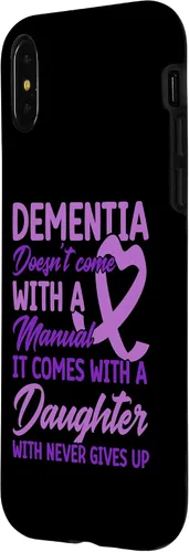 Vista 5 de iPhone 14 End Alz Alzheimer Concientización Demencia Hija Nunca Renuncia Caso