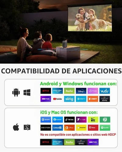Vista 9 de AIMIBO Adaptador de pantalla inalámbrico iOS 4K Plug & Play de doble banda