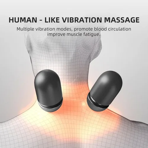 Vista 10 de Masajeador de tracción de almohada 2025 nuevo para joroba cervical - Almohada cervical 3 en 1 con terapia de calor, espuma viscoelástica para alivio