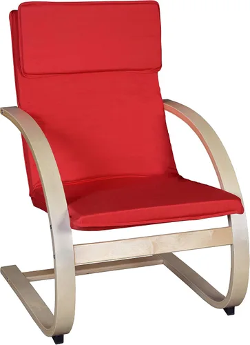 Vista 10 de Silla reclinable de madera curvada Niche Mia, de nogal moka/beige, Madera Metal Nuez moca/Beige