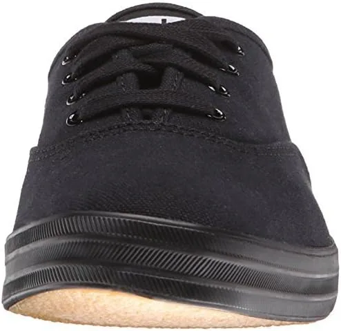 Vista 8 de Keds Tenis de lona Champion para mujer, Negro (Black Canvas)