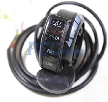 Vista 3 de Acelerador de pulgar para BUGGY GO KART E200 E300 E325 LED INDICADOR LUZ 24V TT06