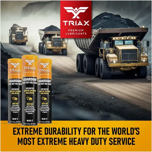 Vista 3 de TRIAX Guardian - Grasa resistente con moly, multiusos, rodamientos de ruedas, componentes cargados de golpes, extremadamente pegajosa, punto