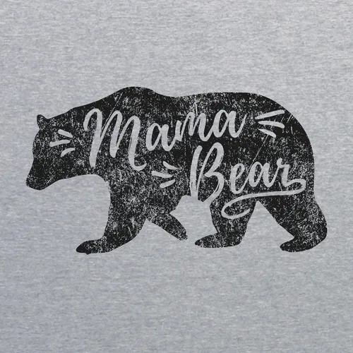 Vista 2 de Mama Bear Baby Bear - Camiseta para mujer con diseño de oso
