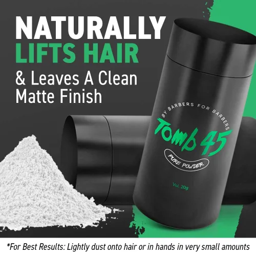 Vista 3 de Tomb45 Polvo puro para peinar el cabello, texturizar y dar volumen en polvo con acabado mate natural