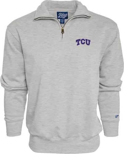 Vista 56 de Blue 84 Sudadera con cremallera de un cuarto para hombre de la NCAA