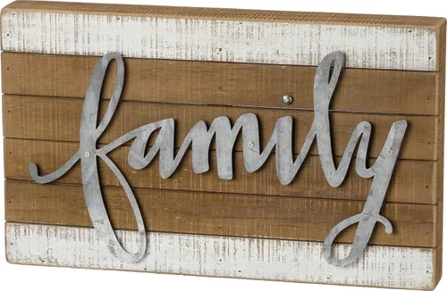 Vista 7 de Primitives by Kathy 38231 Letrero de caja de listones con letras a mano, las mejores cosas de la vida
