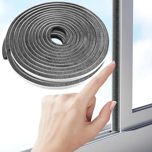Vista 19 de Burlete autoadhesivo gris insonorizante de 33 pies para puertas y ventanas, 0.4 pulgadas de ancho x 0.2 pulgadas de grosor