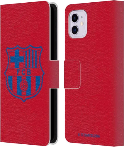 Vista 28 de Head Case Designs Funda de piel con licencia oficial del FC Barcelona Barca Crest Patterns, tipo cartera, compatible con Apple iPhone 11