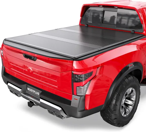 Vista 11 de MOSTPLUS Cubierta Tonneau plegable suave de 5 pies para caja de camioneta compatible con Nissan Frontier 2005-2025 2026 Fleetside/Suzuki Equator