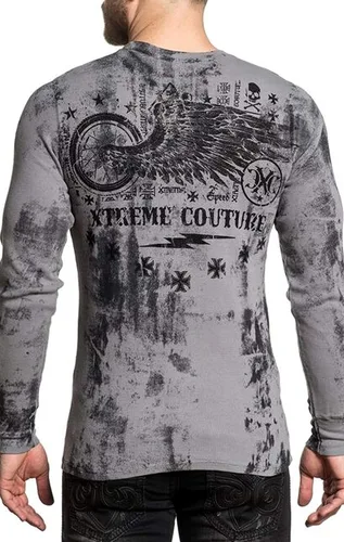 Vista 2 de Xtreme Couture Speed Couture hombres Ling manga moda MMA gráfica térmica para hombres