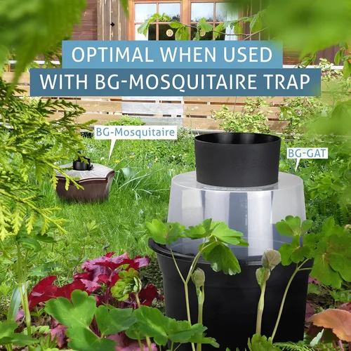 Vista 6 de Biogents GAT2 - Trampa para mosquitos – Trampa para poner huevos no eléctrica y ecológica para control de mosquitos tigre – 12 trampas con 10