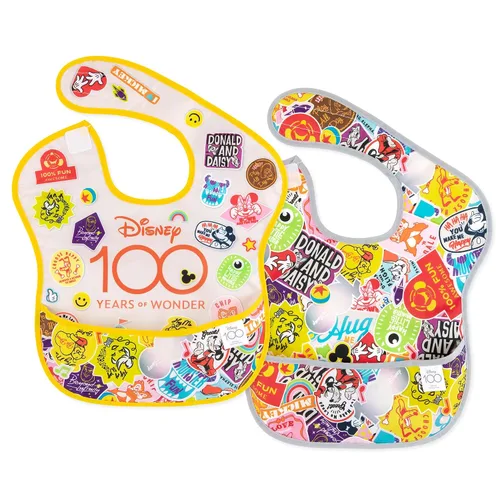 Vista 27 de Bumkins Baberos para niña o niño, SuperBib para bebés y niños pequeños de 6 a 24 meses, imprescindibles para comer, alimentar, suministros