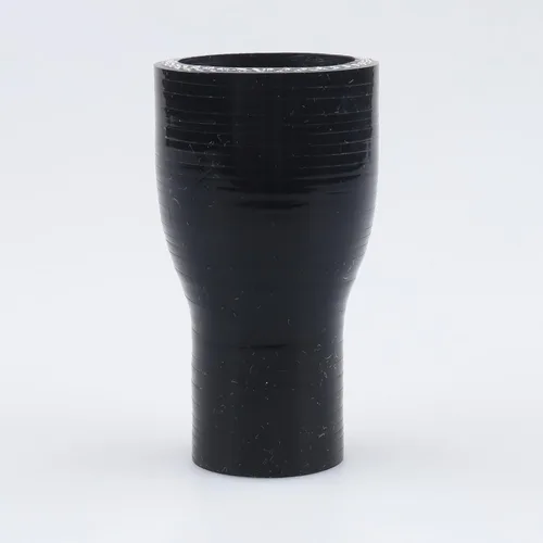 Vista 68 de AC PERFORMANCE ID de 1" a 1/2" (25mm a 13mm) Manguera de silicona recta reductora de 3 capas reforzada negra, 3" de longitud Negro