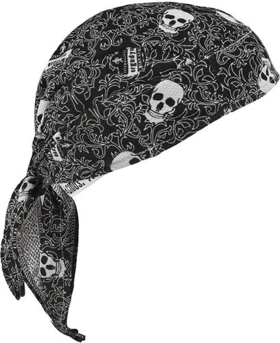 Vista 12 de Ergodyne Chill Its 6615 - Bandana de alto rendimiento Do Rag - Banda para la cabeza de terry cloth